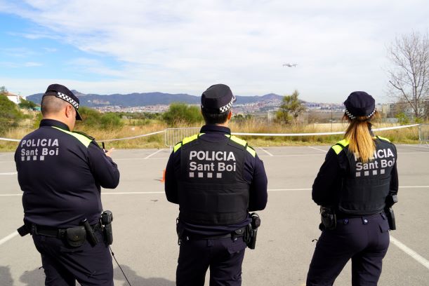 Presentació dels drons de la Policia Local i Protecció Civil a Sant Boi