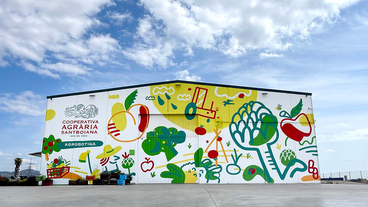 Façana Cooperativa agrària santboiana