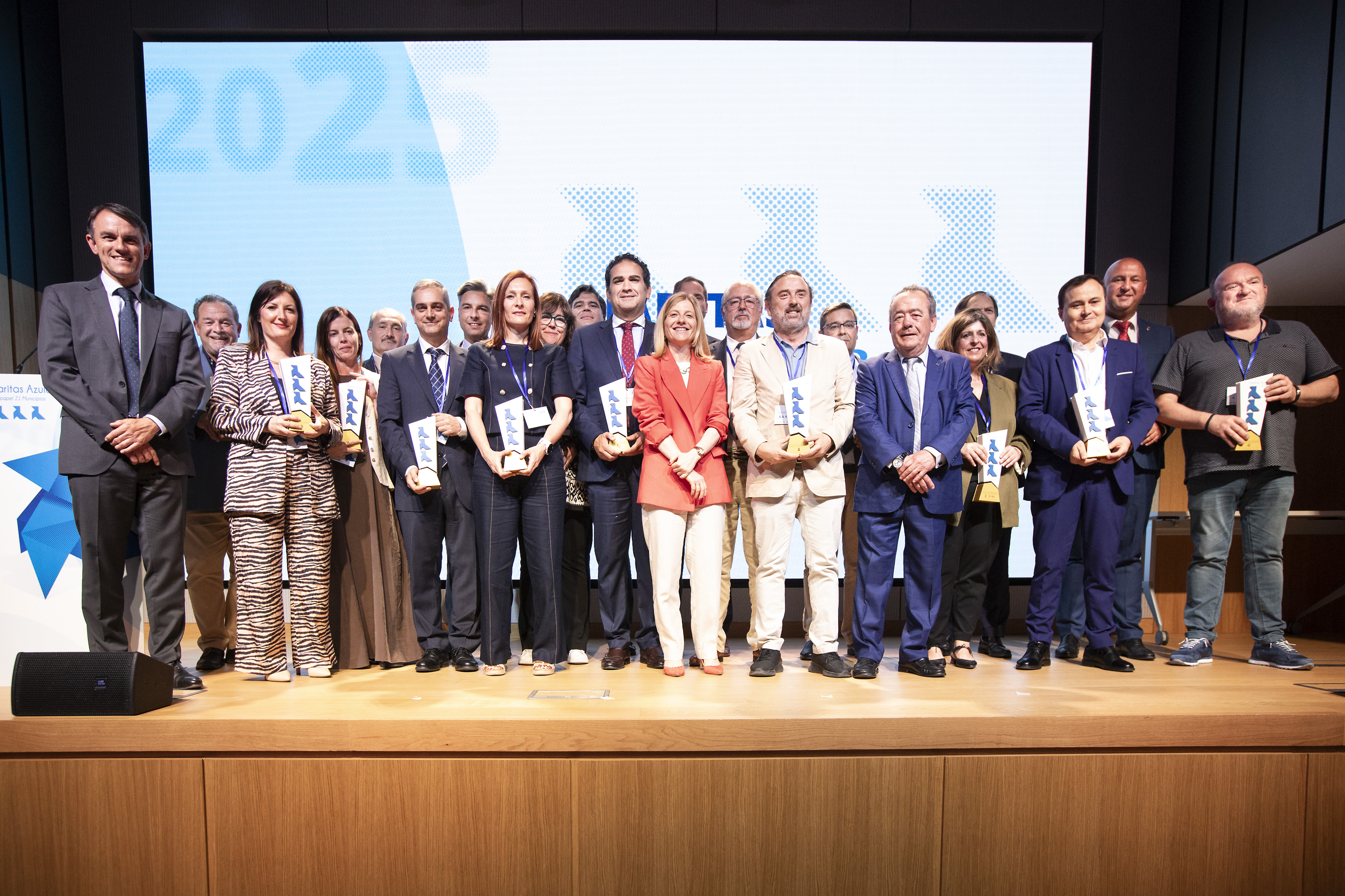 Foto de grup dels municipis premiats
