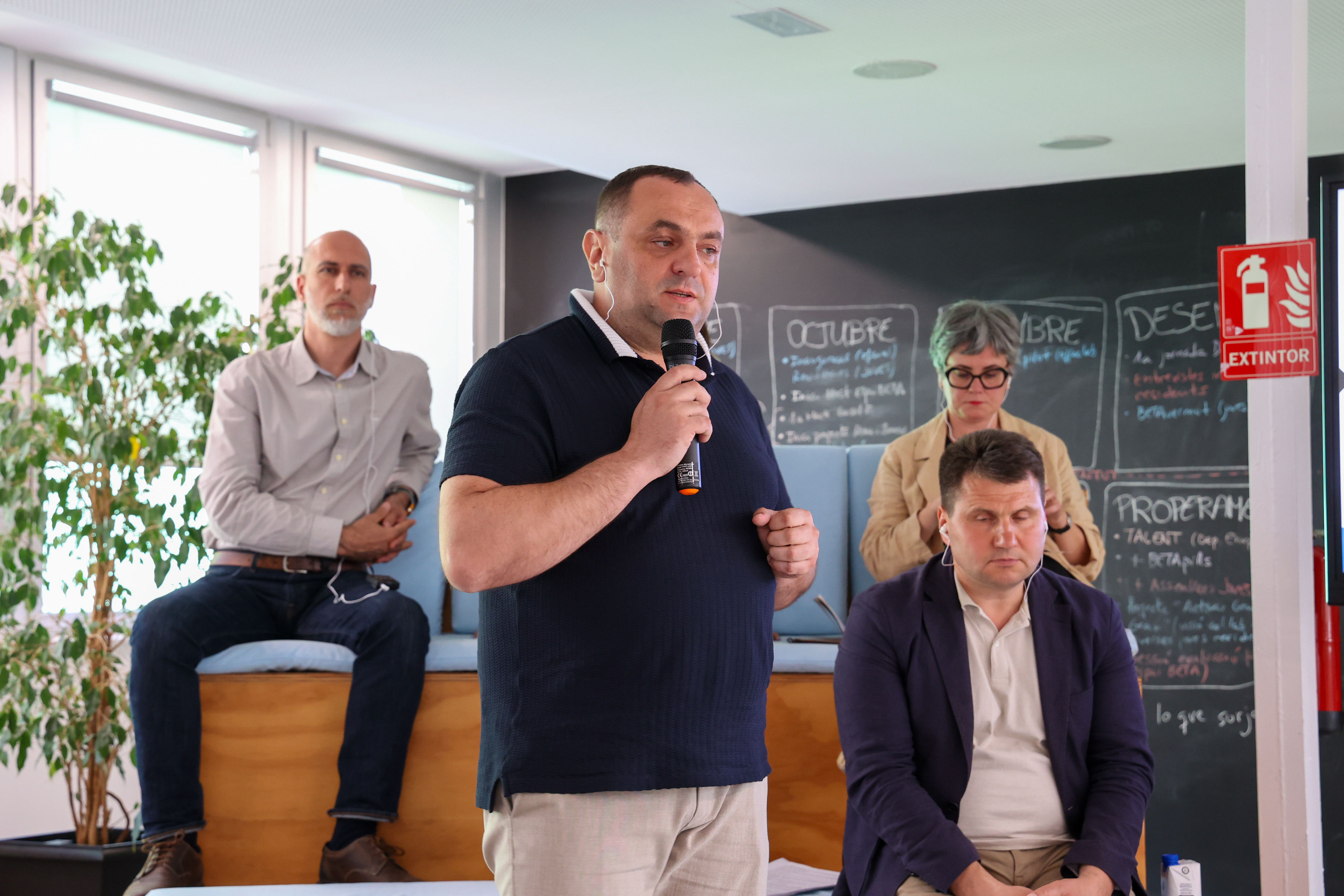 Representants electes de la ciutat de Vinnytsia i Khmilnyk a la jornada Techcities.