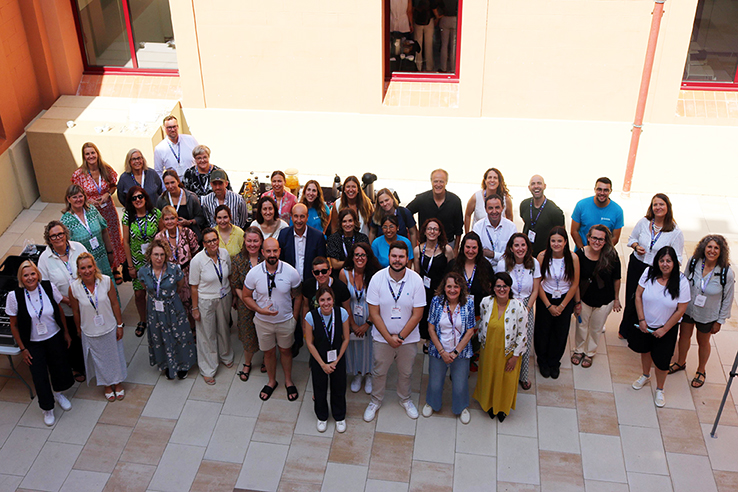 Participants en la trobada de Dinamarca, Països Baixos, Eslovènia i Sant Boi