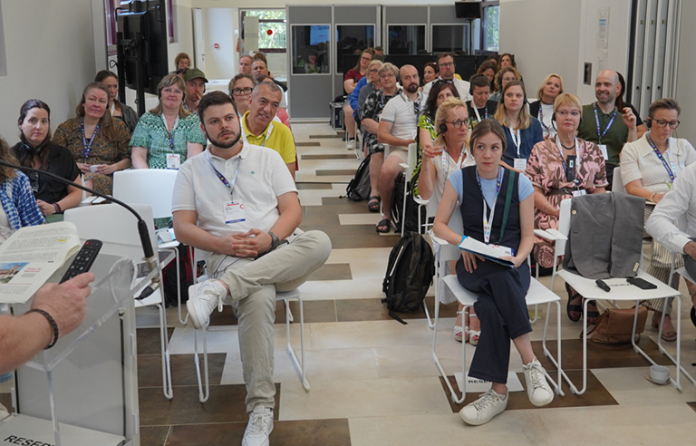 Públic del seminari, al Palau de Marianao