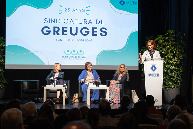 La síndica de Greuges de Catalunya també va intervenir a l'acte