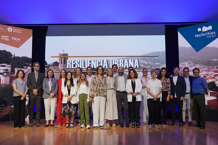 Foto de família al final del Congrés Techcities