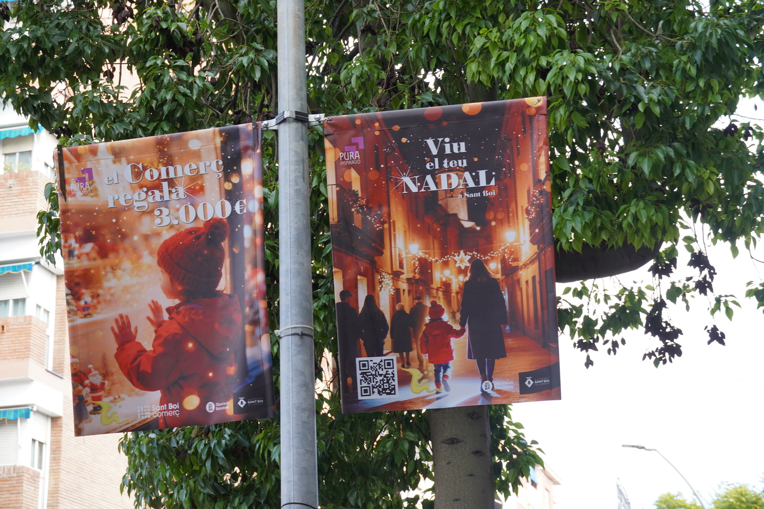 Banderoles de la campanya