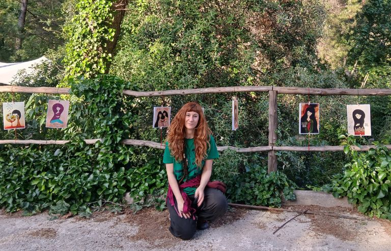 Taller Dibuixos per la No-violència i la Pau. Nadine Feghaly