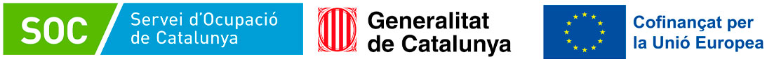 logos del SOC, Generalitat i Unió Europea