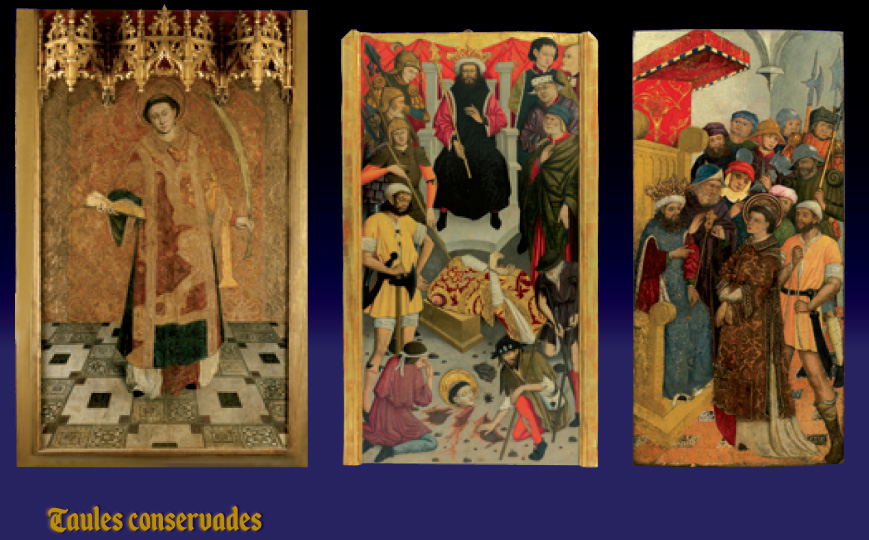 Composició amb les tres taules de Lluís Dalmau