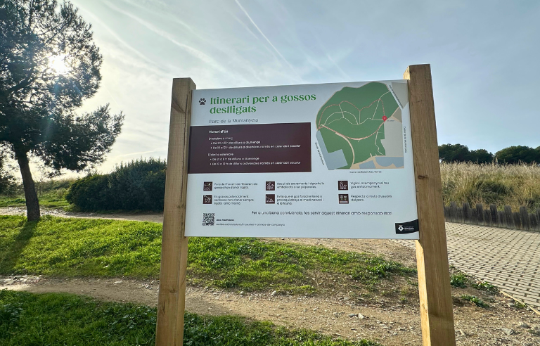 Itinerari gossos deslligats Muntanyeta