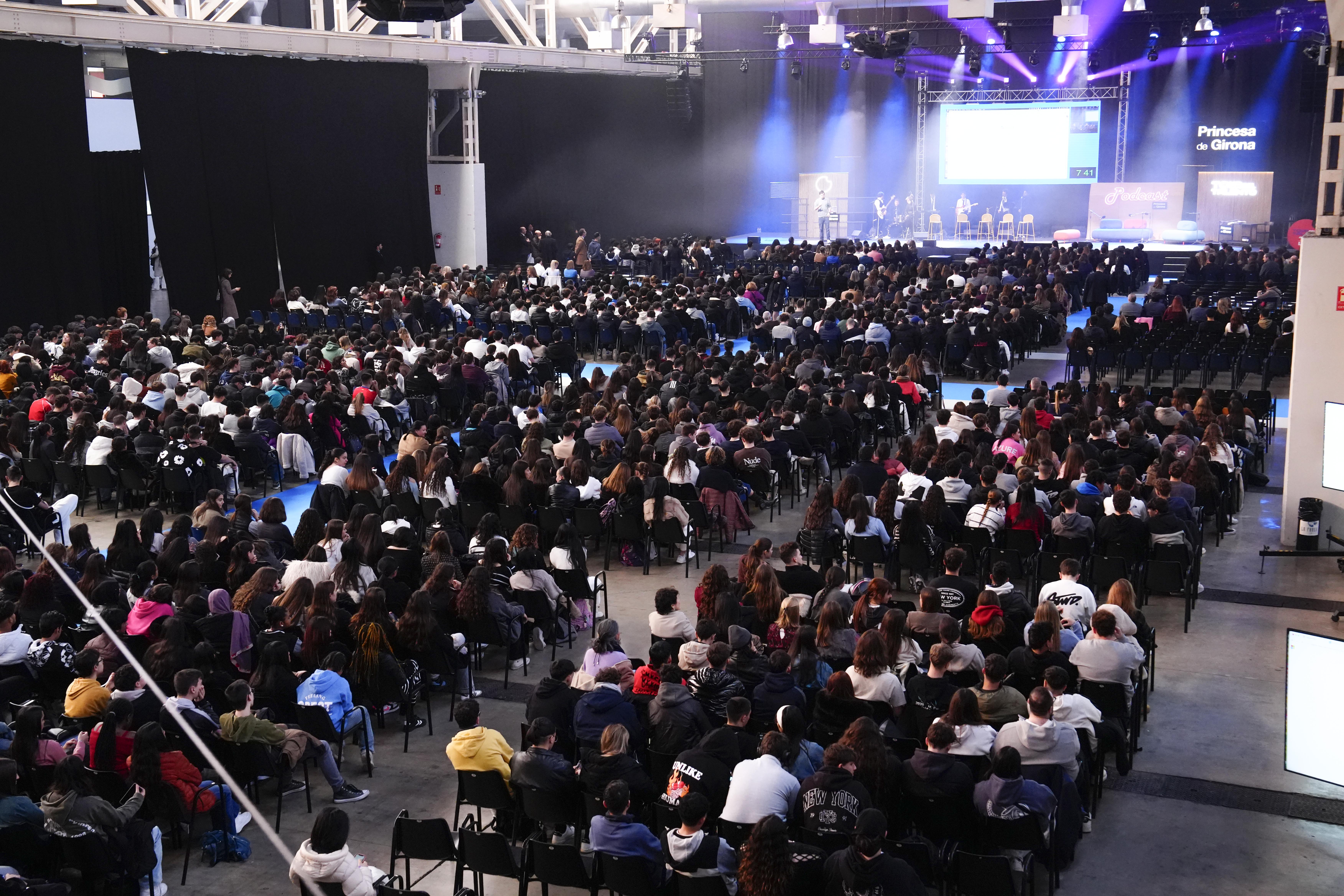 Activitat amb gent jove en una edició anterior del Tour del Talent