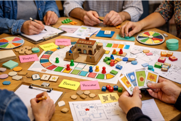 Tallers de creació d’un joc de taula comunitari