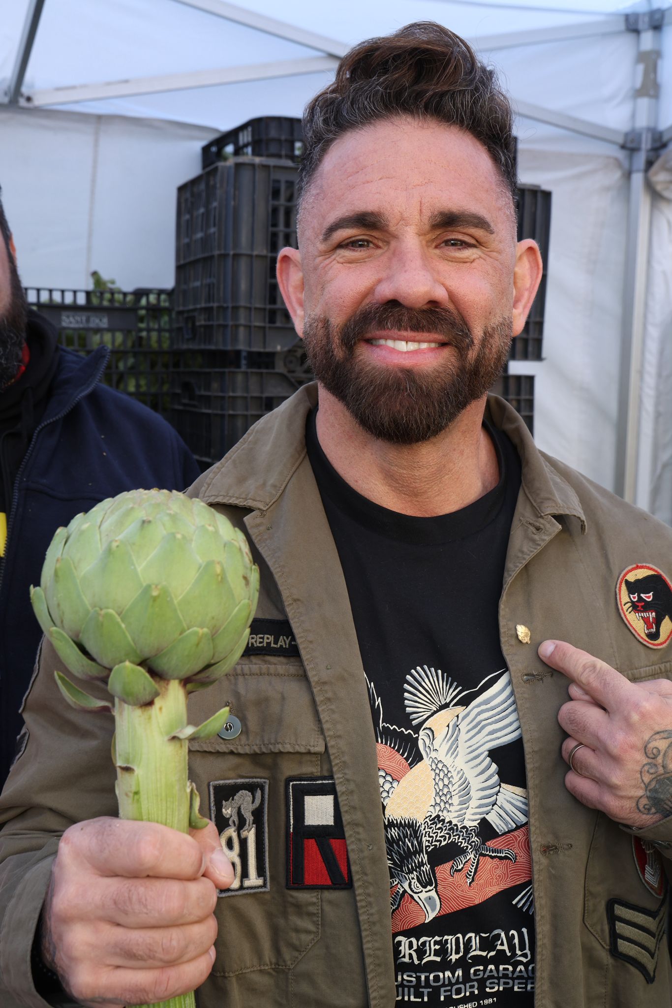 Marc Ribas, amb la Carxofa d'Or