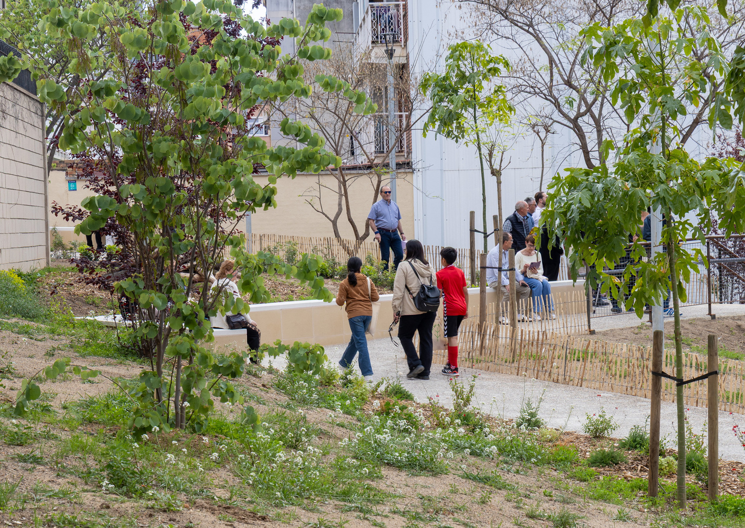 L'espai s'ha obert i s'ha renaturalitzat