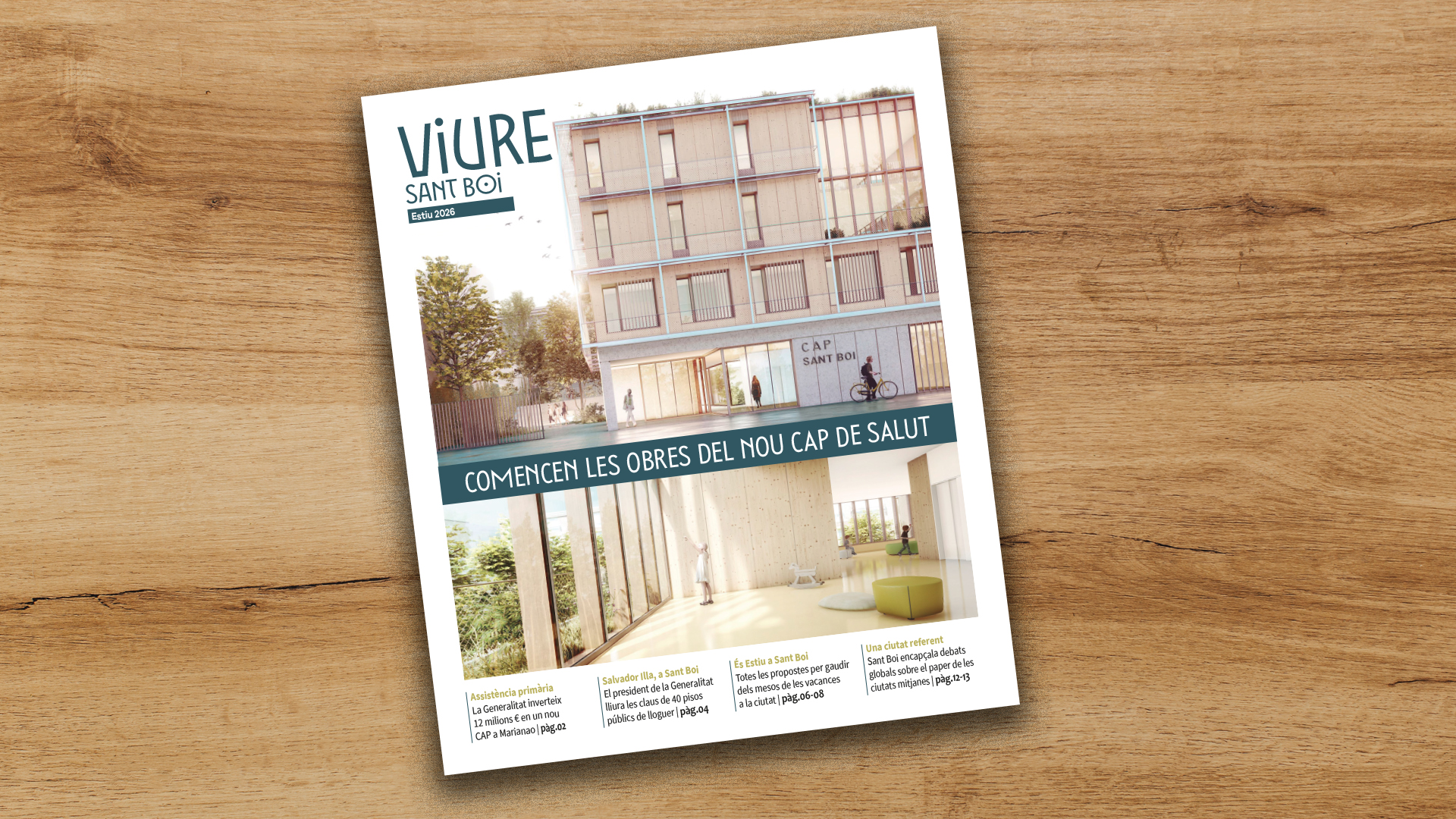 Portada del Viure Sant Boi de juliol i agost