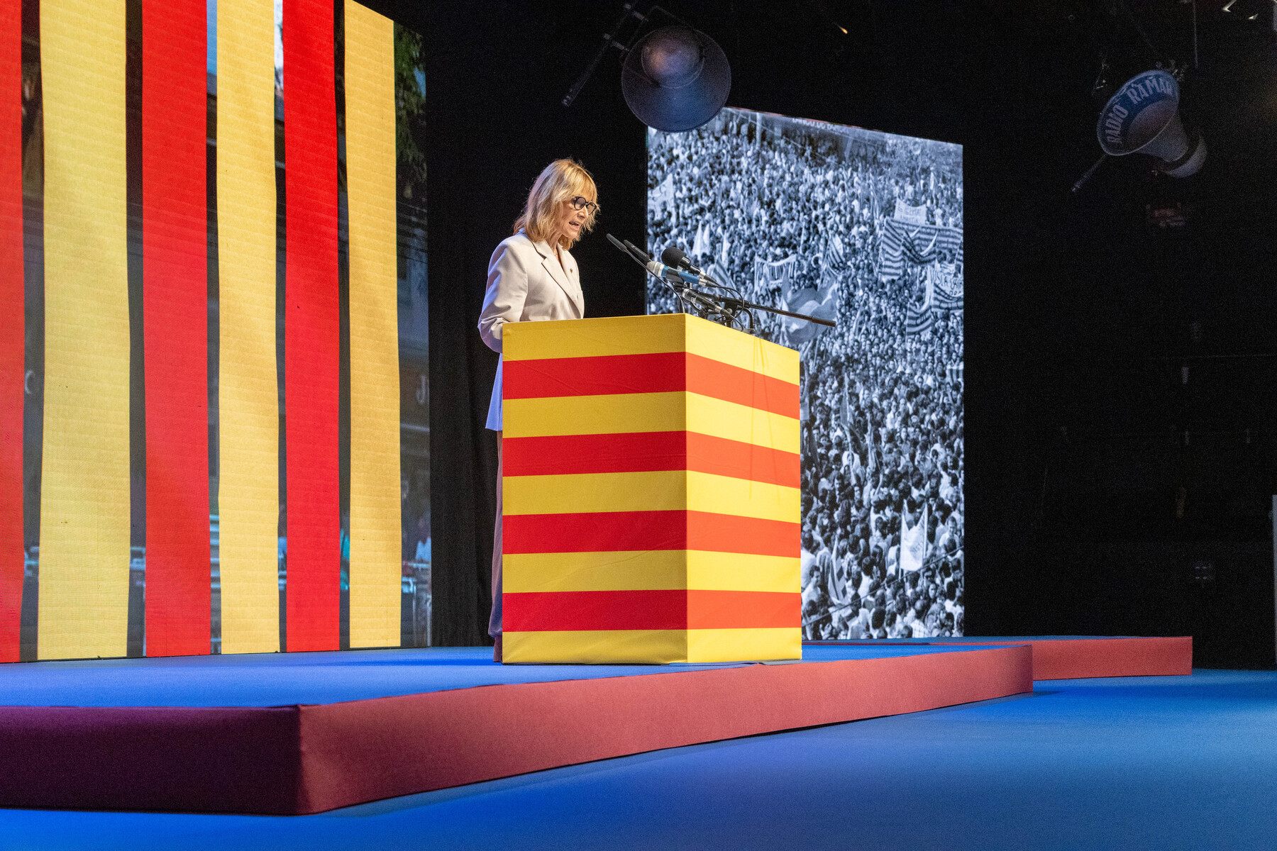 L'alcaldessa ha reivindicat l'esperit unitari de la Diada del 76