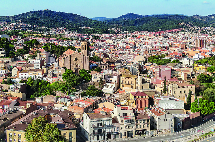 Vista general del nucli urbà