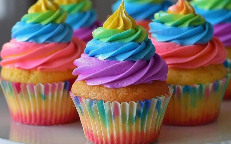 Cupcakes de colorins