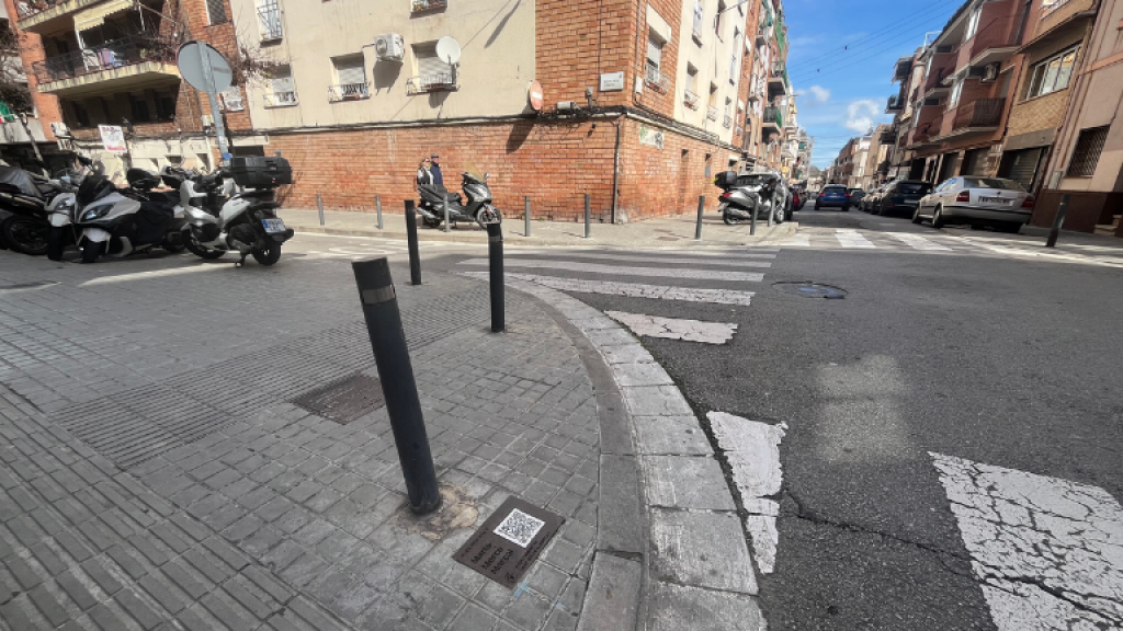 QR de la Ruta de Maria Mercè Marçal al carrer Victòria