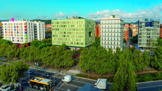 Edificis de promoció pública a la zona del Saló Central