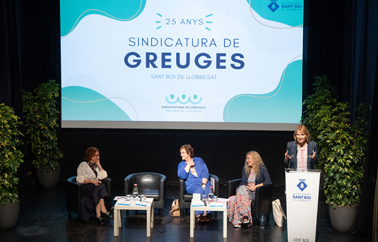 L'alcaldessa, Lluïsa Moret, intervé a l'acte dels 25 anys