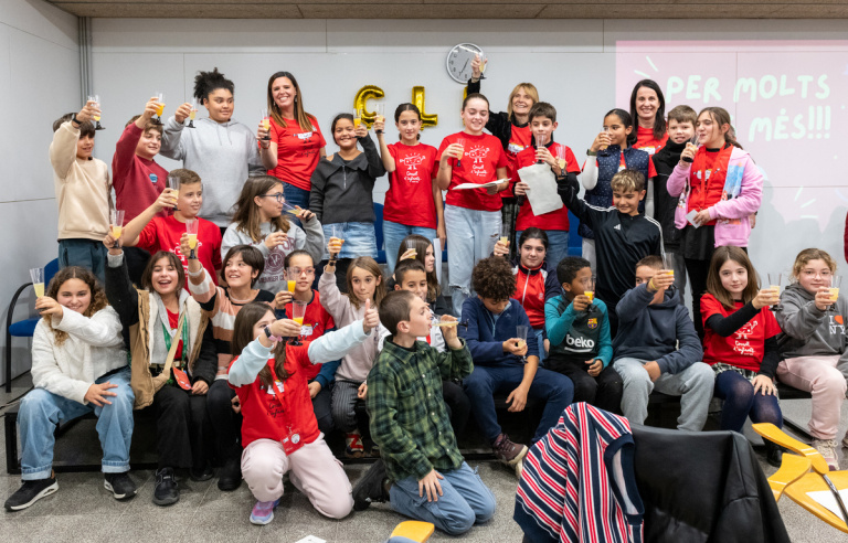 Brindis per celebrar els 10 anys del Consell d'Infància