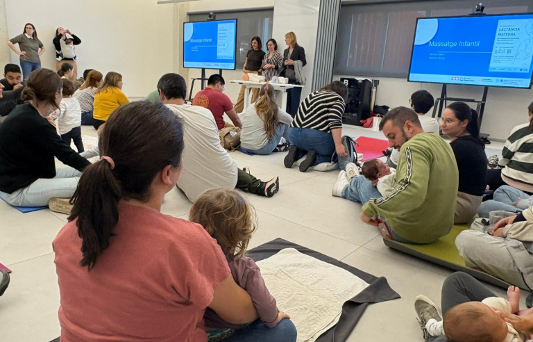 Un moment de la jornada al parc sanitari