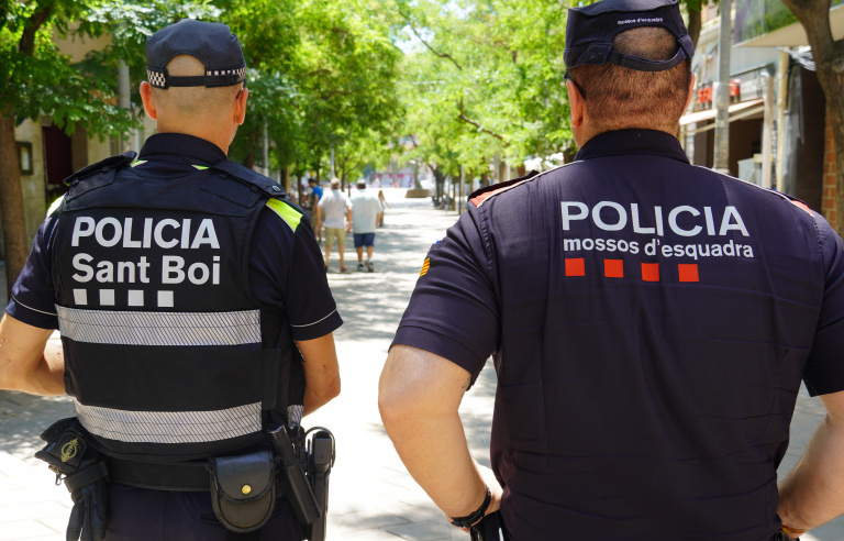 Mossos d'Esquadra i Policia Local treballen coordinadament a la ciutat