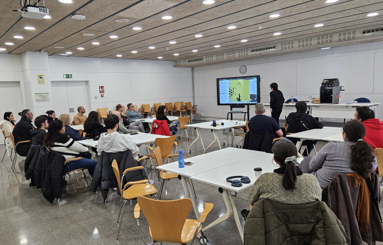 Taller 3D a la sala d'actes